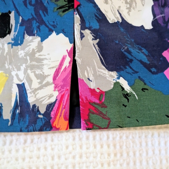 Colorful Abstract Women's A Line Skirt - Picture 4 of 6